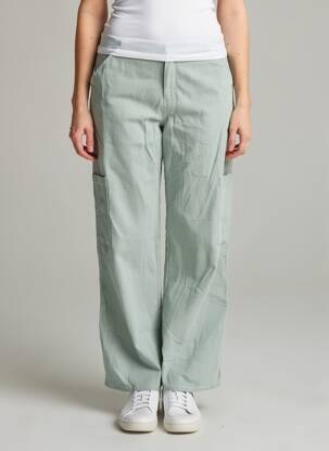Pantalon cargo vert JACQUELINE DE YONG femme