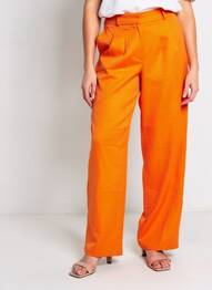 Pantalon large orange NOOR BY NORA GHARIB femme
