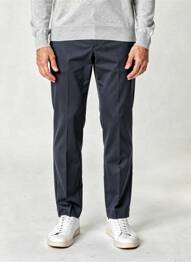 Pantalon droit bleu MANGO homme
