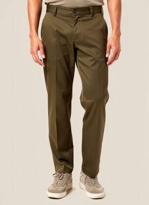 Pantalon droit beige MANGO homme