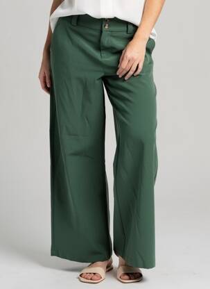 Pantalon large vert VILA femme