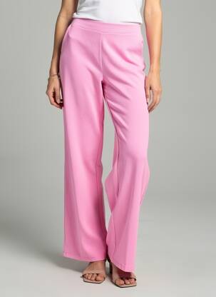 Pantalon large rose VERO MODA femme