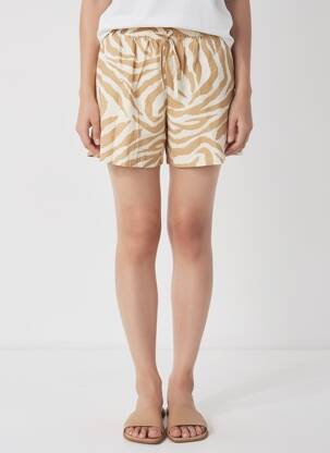 Short marron ONLY femme