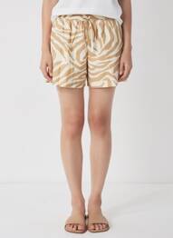 Short marron ONLY femme