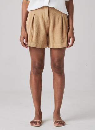 Short marron YUGEN femme
