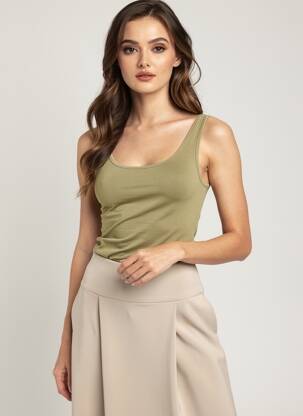 Débardeur vert ONLY femme