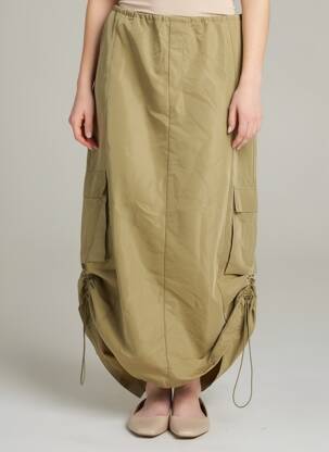 Jupe longue marron ONLY femme