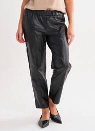 Pantalon droit noir HAILYS femme