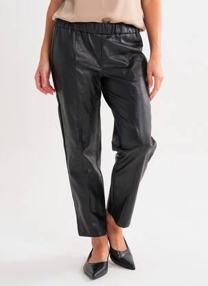 Pantalon droit noir HAILYS femme
