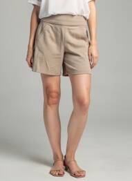 Short marron JACQUELINE DE YONG femme