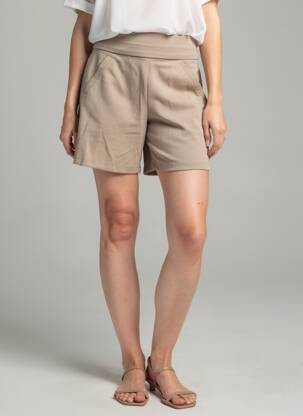 Short marron JACQUELINE DE YONG femme