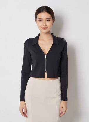 T-shirt noir TALLY WEIJL femme