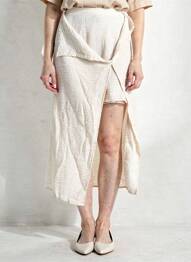 Jupe mi-longue blanc VERO MODA femme
