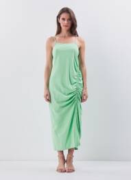 Robe courte vert ONLY femme