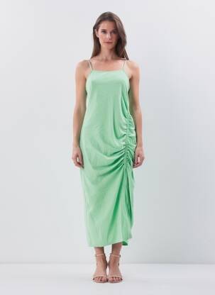 Robe courte vert ONLY femme