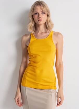Débardeur orange ONLY femme