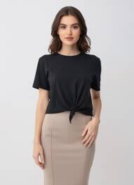 T-shirt noir ONLY femme