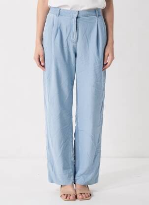 Pantalon large bleu VERO MODA femme