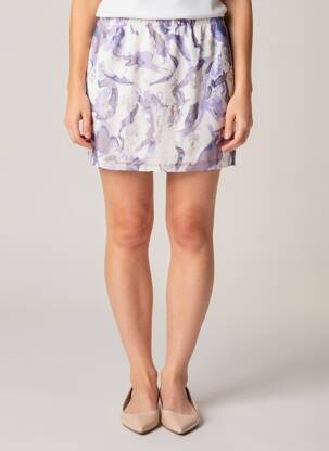 Jupe courte violet NOISY MAY femme