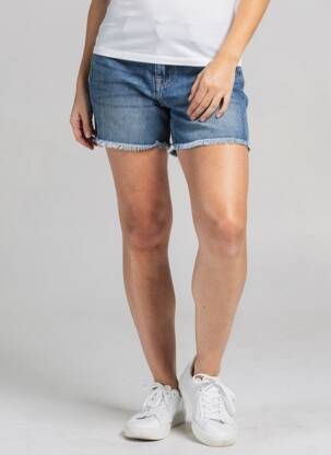 Short bleu ONLY femme
