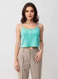 Top vert ONLY femme