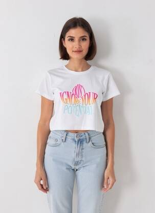 T-shirt blanc ONLY femme