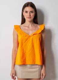 Blouse orange VERO MODA femme