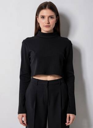 T-shirt noir ONLY femme