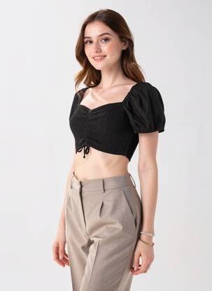 T-shirt noir TALLY WEIJL femme