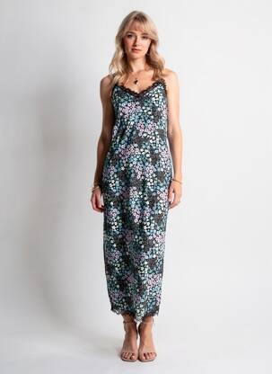 Robe courte bleu JACQUELINE DE YONG femme