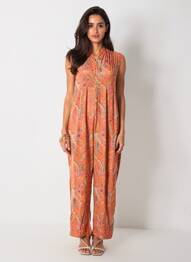 Combi-pantalon rouge MANGO femme