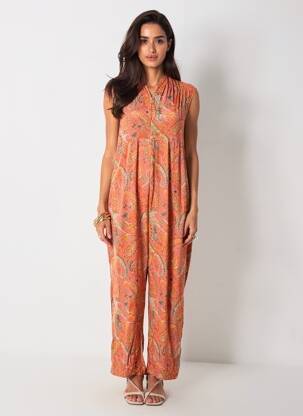 Combi-pantalon rouge MANGO femme