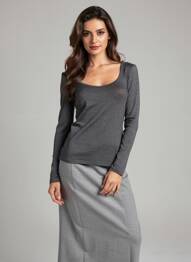 T-shirt noir MANGO femme