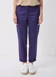 Pantalon chino violet IMPERIAL femme