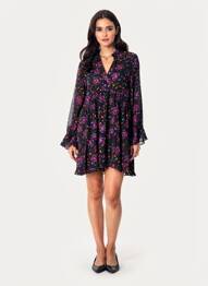 Robe courte violet OPULLENCE femme