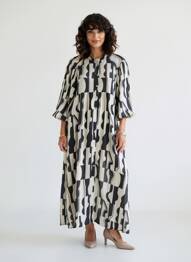 Robe longue blanc SUMMUM femme