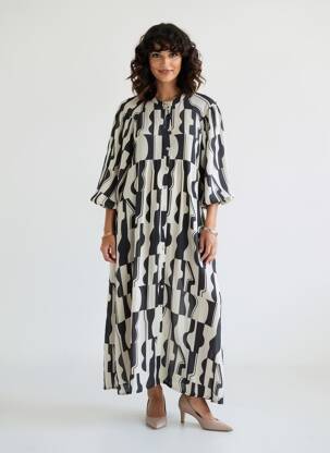 Robe longue blanc SUMMUM femme