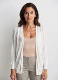 Gilet manches longues beige S.OLIVER femme