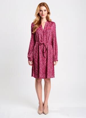 Robe mi-longue rose GARCIA femme