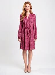 Robe mi-longue rose GARCIA femme