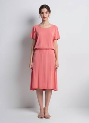Robe mi-longue noir ONLY femme