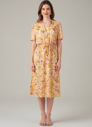 Robe courte rose VERO MODA femme