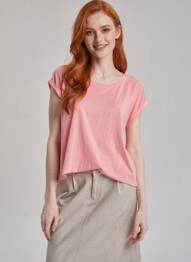 T-shirt rose VERO MODA femme