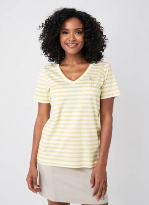 T-shirt jaune S.OLIVER femme
