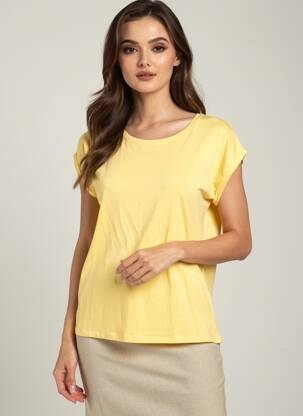 T-shirt jaune VERO MODA femme