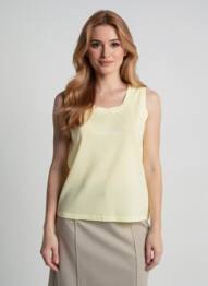 Débardeur jaune MOLLY BRACKEN femme