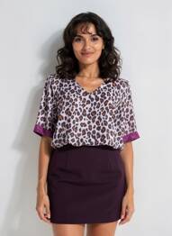 T-shirt violet BELLITA femme