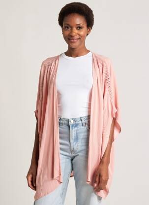 Gilet manches longues rouge MOLLY BRACKEN femme