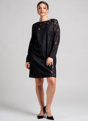 Robe mi-longue noir VERO MODA femme