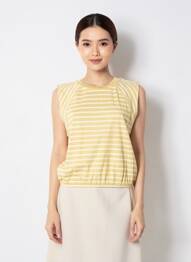 Top jaune NAF NAF femme